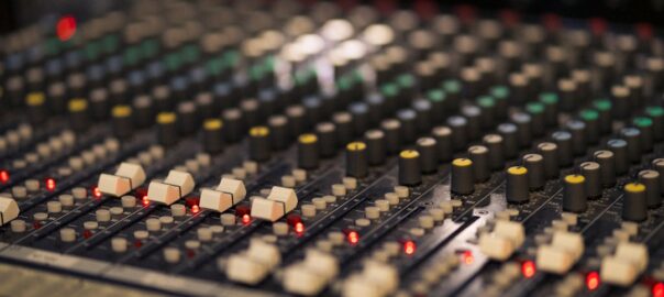 Photo Soundboard mixer